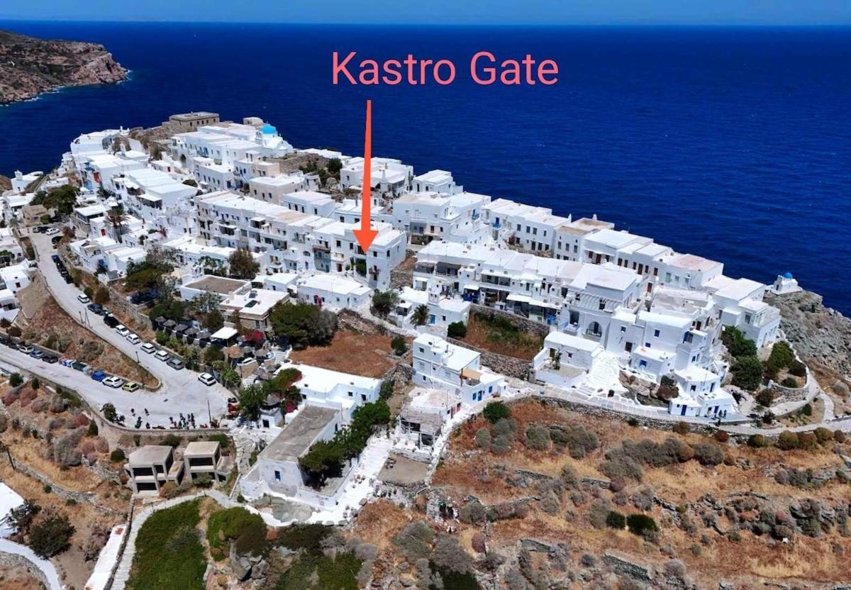 Kastro Gate Apartment ,entrance to an ancient village Kástron Exterior foto